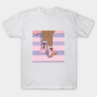 Aesthetic Anime Steps T-Shirt